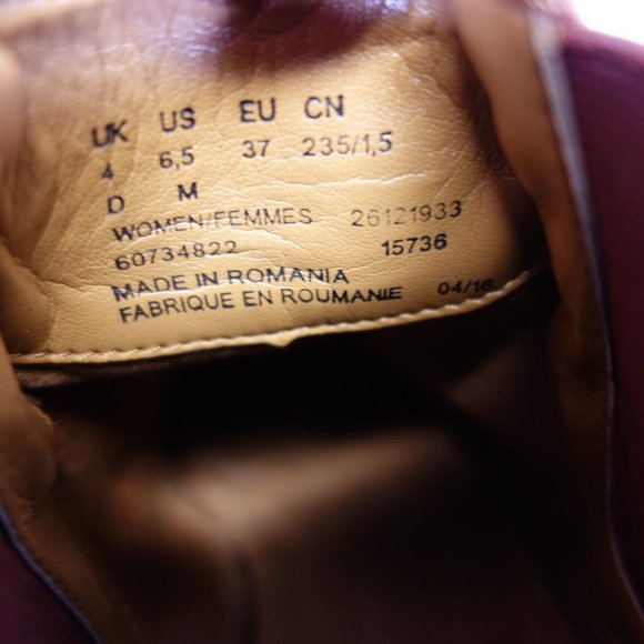 Clarks Boots Womens Leather 6.5 Boots Chelsea Ankle Booties Brown‎ Artisan - Picture 8 of 10